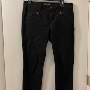 Lauren Jean Company 70% cotton 30%Rayon black pants